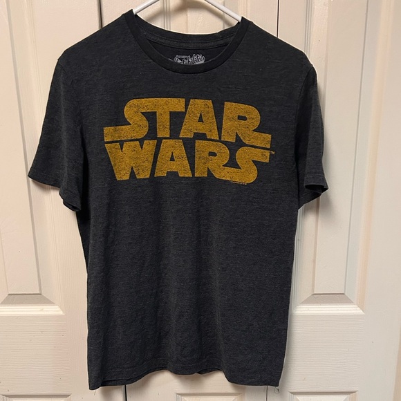 Old Navy Tops - Old Navy Star Wars Tee - Dark Gray and Gold